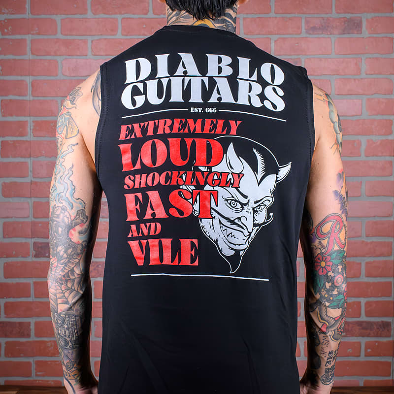 Diablo Guitars Crew Neck Tank - Loud Fast & Vile