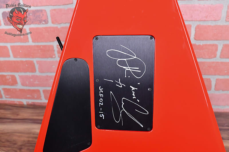 Jackson USA Custom Shop JCF Robbin Crosby Signature “Big Red” KV-1 King V Double Rhoads Red 2004 w/OHSC