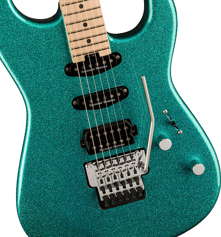 Charvel Pro-Mod San Dimas Style 1 HSS FR Aqua Flake 2023 w/Gigbag