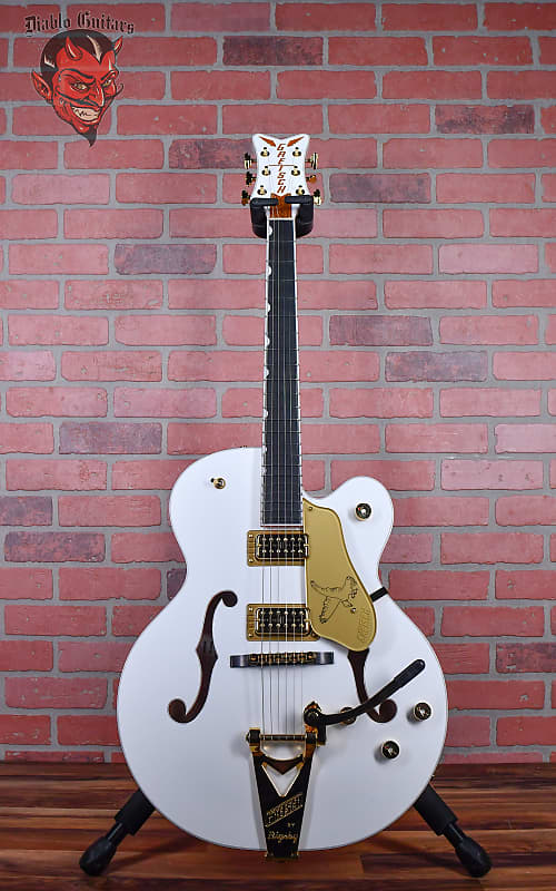 Gretsch G6136TG Players Edition Falcon Hollow Body with Bigsby White 2023 w/OHSC