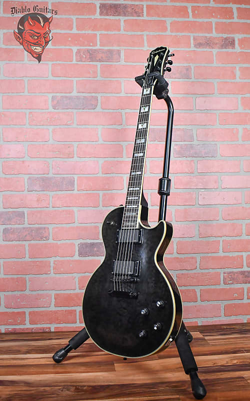 Epiphone Les Paul Custom Prophecy Midnight Ebony 2013 w/Hardshell Case