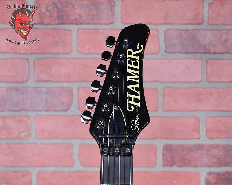 
                      
                        Hamer USA SS2 “BK” Custom Steve Stevens Signature  Metallic Green with Black “BK” Lettering 1987 w/OHSC
                      
                    