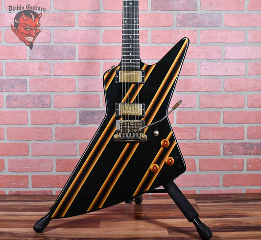 Gibson Designer Series Explorer Style #20 Ebony with Designer Stripes 1984 w/OHSC