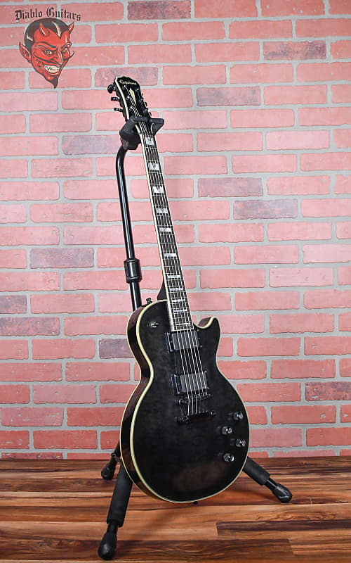 Epiphone Les Paul Custom Prophecy Midnight Ebony 2013 w/Hardshell Case