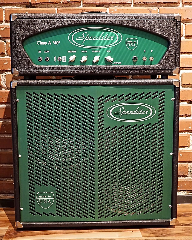 
                      
                        Speedster Class A 40 40 watt Tube Head with Matching 2x12 cab USA Rare!
                      
                    