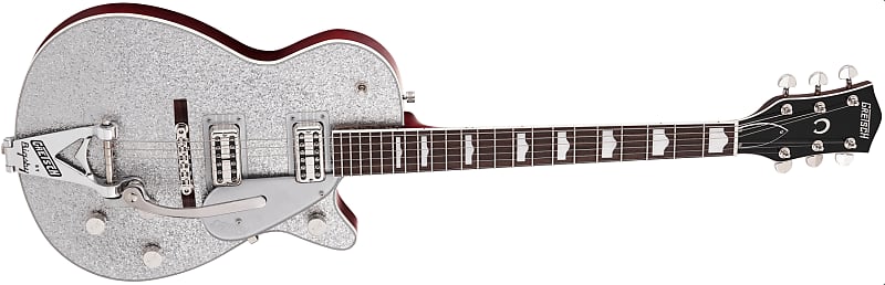 Gretsch G5236 Electromatic Pro Jet Solid Body Silver Sparkle