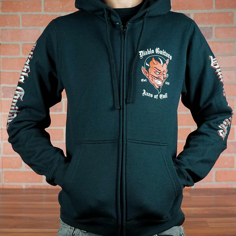 Diablo Zip-Up Hoodie "Hearse" Logo