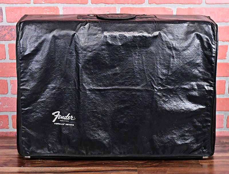 Fender Vintage 1966 Vibrolux Reverb Black Panel 2-Channel 35w 2 x 10" Combo includes Factory Cover