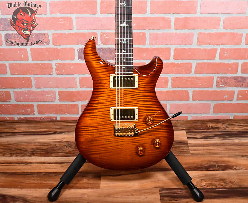 PRS 20th Anniversary Custom 22 Flame Maple Top Violin Amber Sunburst 2005 w/ OHSC