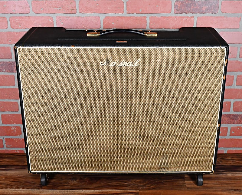 Marshall Vintage 1970 Super Tremolo 50 Watt 4 x 10" Basketweave Combo RARE! All Point to Point, Stock Iron, Stock Speakers (video)