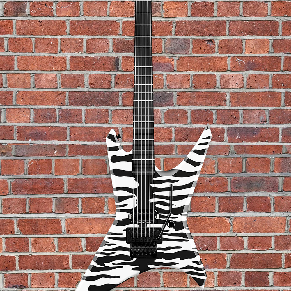 
                      
                        (Pre-Order) Jackson Custom Shop "Zebra Warrior Princess" 1-Hum Zebra Reverse Matching Headstock Stainless Frets 2025
                      
                    