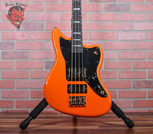 Fender Limited Edition Mike Kerr Signature Jaguar Bass Tiger's Blood Orange 2023 w/Original Gigbag