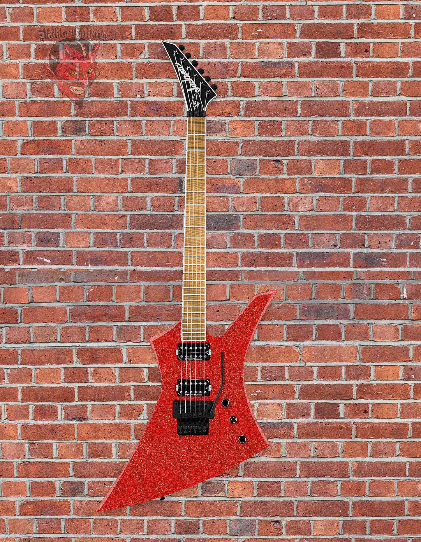 (Pre-Order) Jackson USA Custom Shop Kelly KE2 Reverse Headstock Stainless Steel Frets Red Sparkle 2025