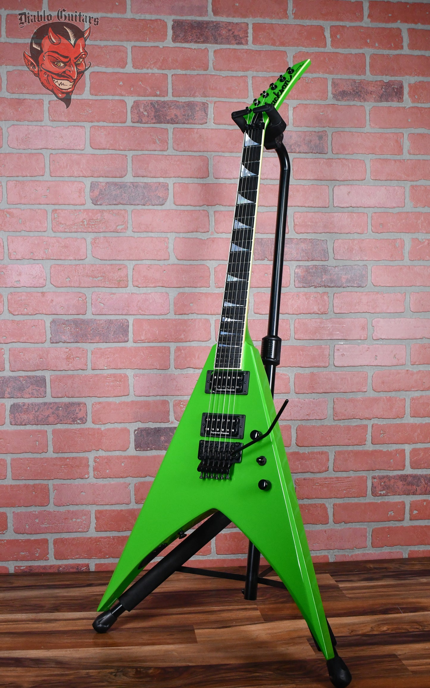 Jackson USA Custom Shop Double Rhoads Master Built by Mike Shannon Kawasabi Green 2015 w/OHSC