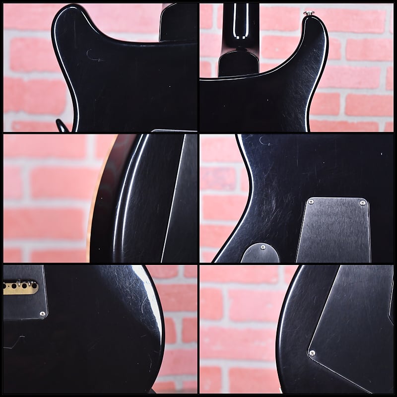 PRS Custom 24 Flame Maple 10 Top Transparent Grey Black 1997 w