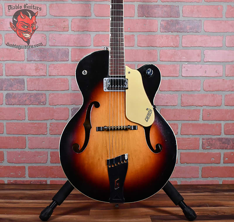 Gretsch 6124 Single Anniversary Model Shaded Golden Sunburst 1960 w/OHSC