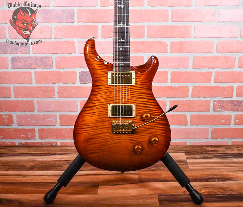 PRS 20th Anniversary Custom 22 Flame Maple Top Violin Amber Sunburst 2005 w/ OHSC