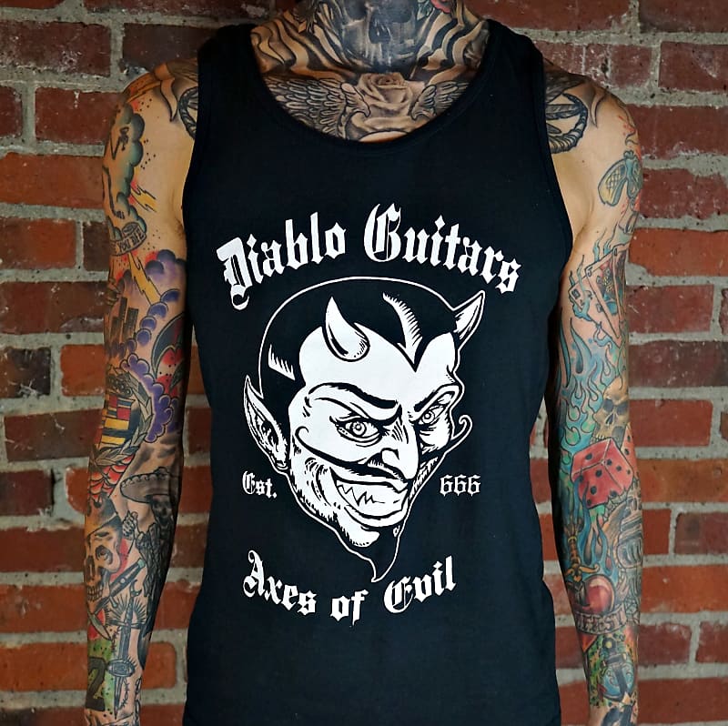 Diablo Guitars Men's Tank Top "Axes of Evil EST.666"