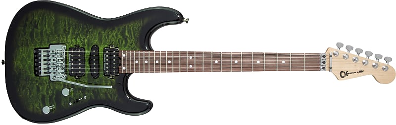 
                      
                        Charvel MJ San Dimas Style 1 HSH FR PF QM 2023 Transparent Green Burst w/ OSSC
                      
                    