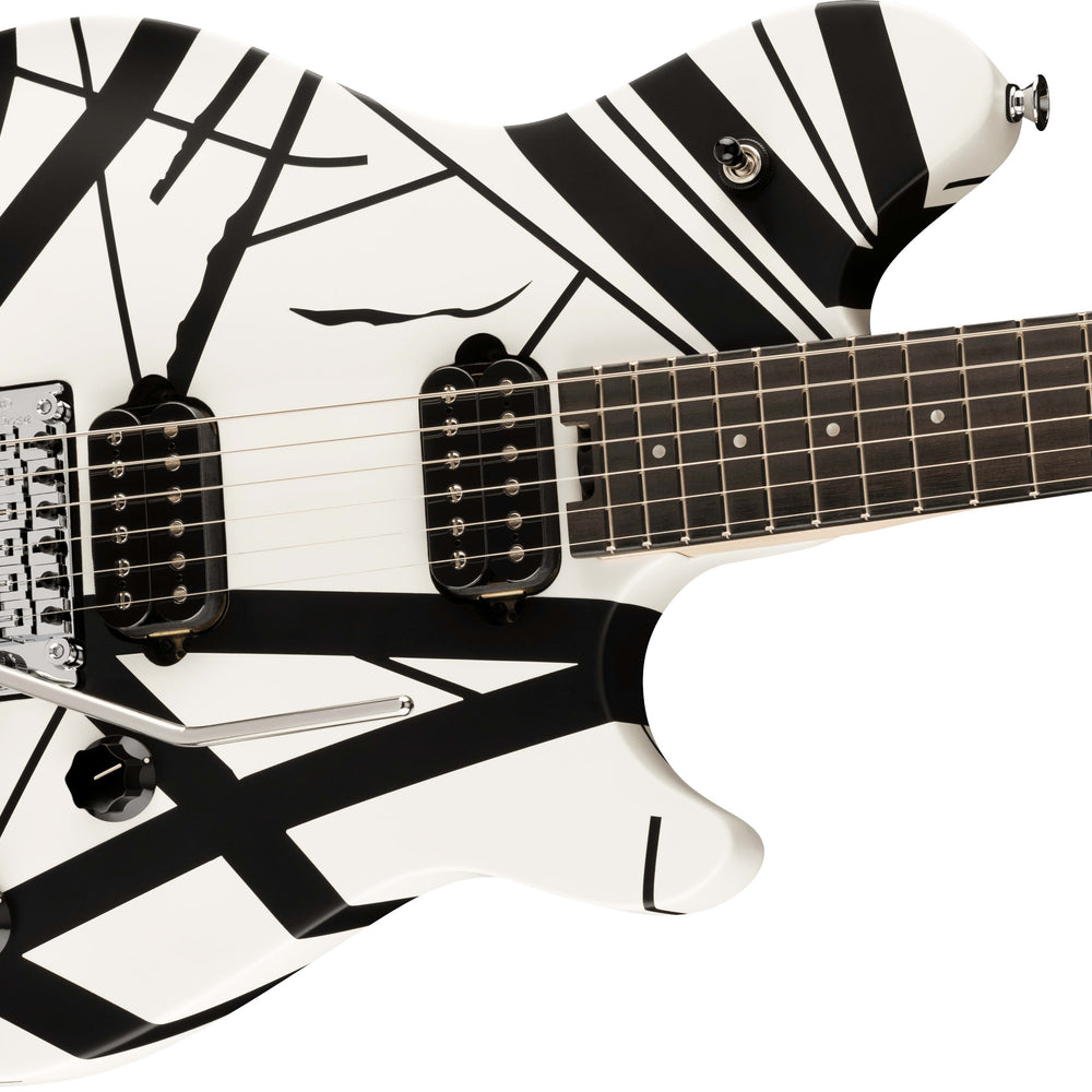 
                      
                        EVH Wolfgang Special Striped with Ebony Fretboard Satin White/Black Stripes 2024 w/EVH Gig Bag
                      
                    