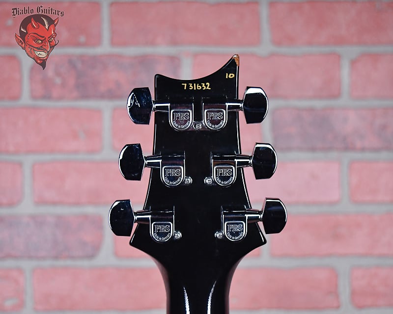 PRS Custom 24 Flame Maple 10 Top Transparent Grey Black 1997 w