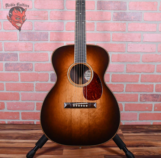 Bourgeois OM Signature Deluxe-Legacy Series Bear Claw Figured Aged Tone Sitka Spuce Top/Master Grade Brazilian Rosewood Sunburst/ Aged Tone 2021 w/OHSC