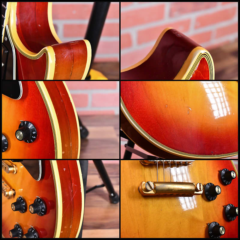 
                      
                        Gibson Les Paul Custom Cherry Sunburst 1970 w/OHSC (Refret)
                      
                    