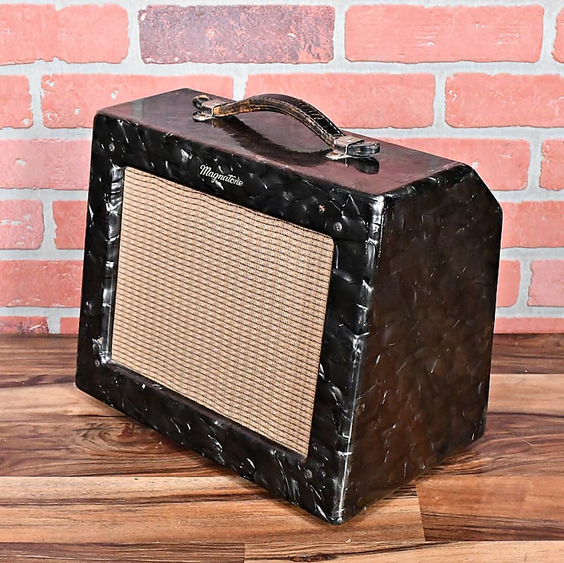 Magnatone Vintage 1954 Starlet Pearloid Box - Model 107 - 5 Watt 8" Amp