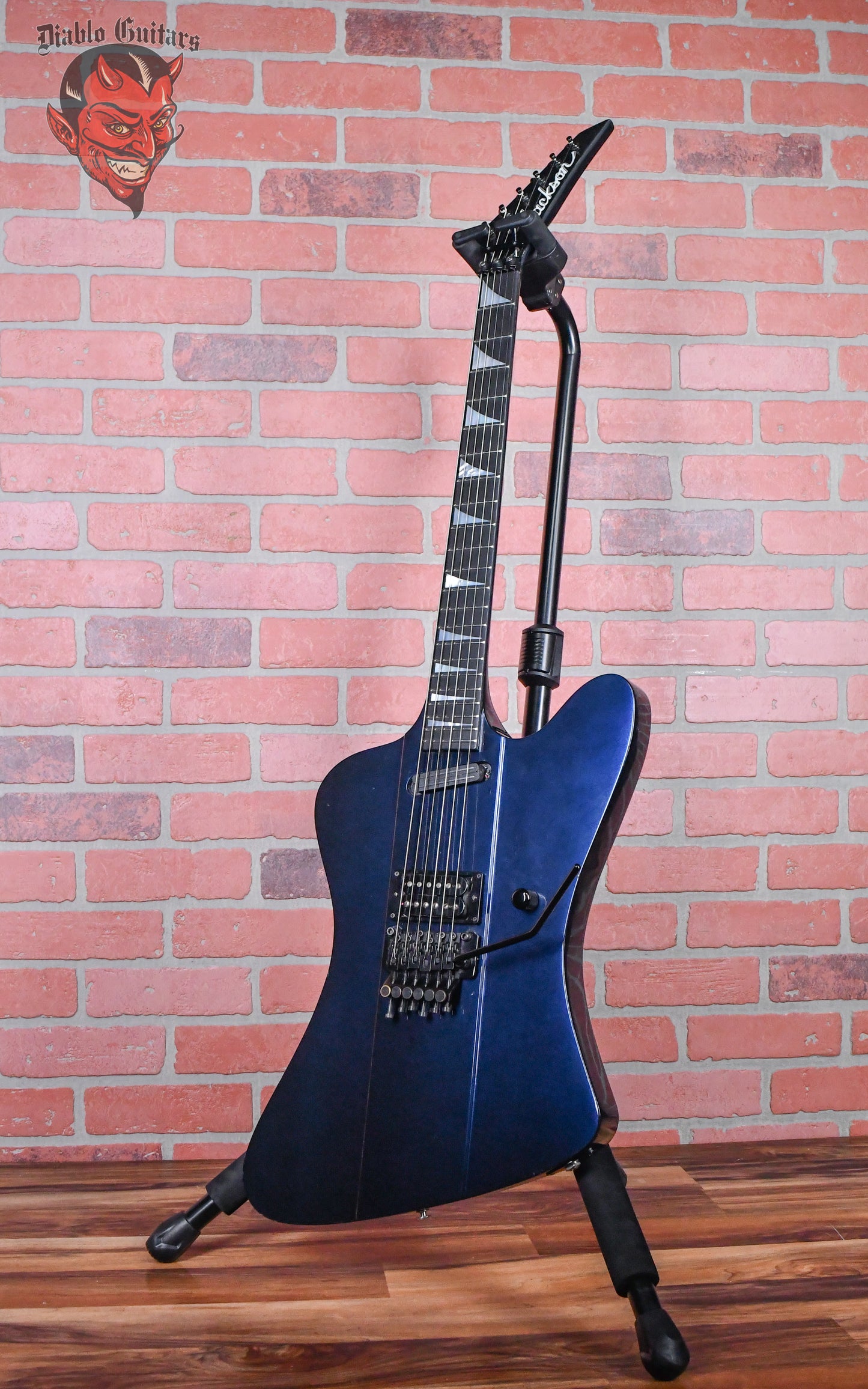 Jackson Custom Firebird One Off Employee Build Cobalt Blue Metallic 1987 w/Fitted Hardshell Case