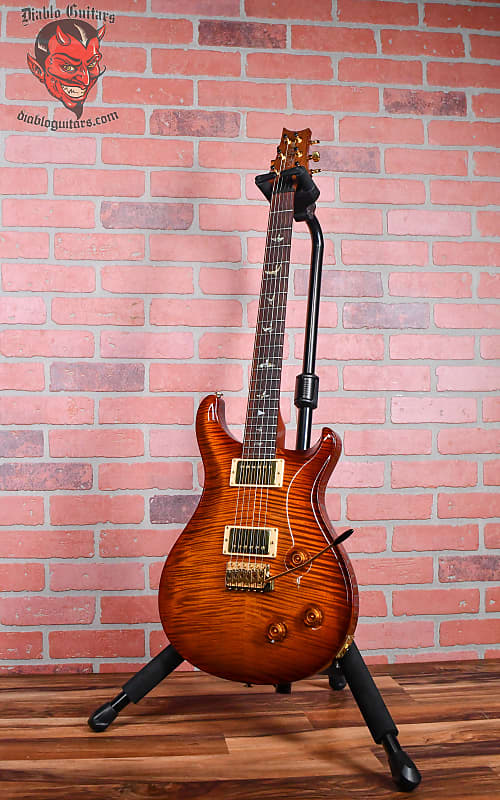 PRS 20th Anniversary Custom 22 Flame Maple Top Violin Amber Sunburst 2005 w/ OHSC