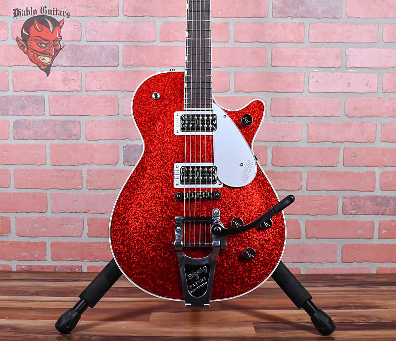 Gretsch G6129T Players Edition Jet FT with Bigsby Red Sparkle 2023 w/OHSC