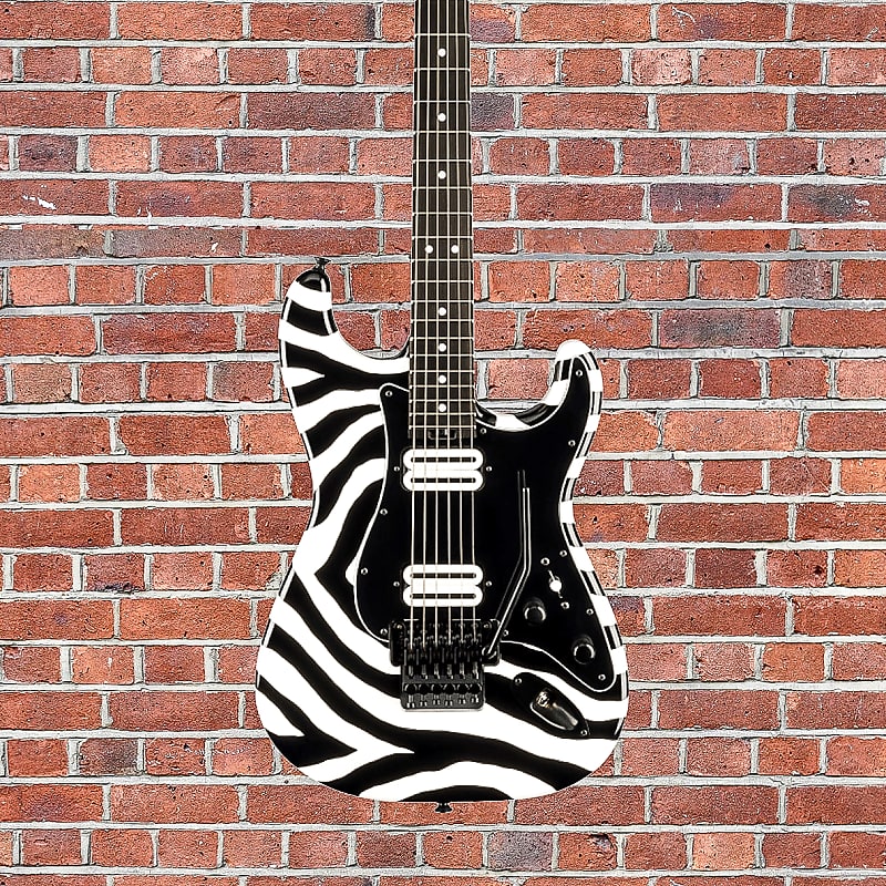 Charvel Custom Shop USA Special Edition SO Cal 2024 - Zebra Graphic by Dan Lawrence (Pre-Order)