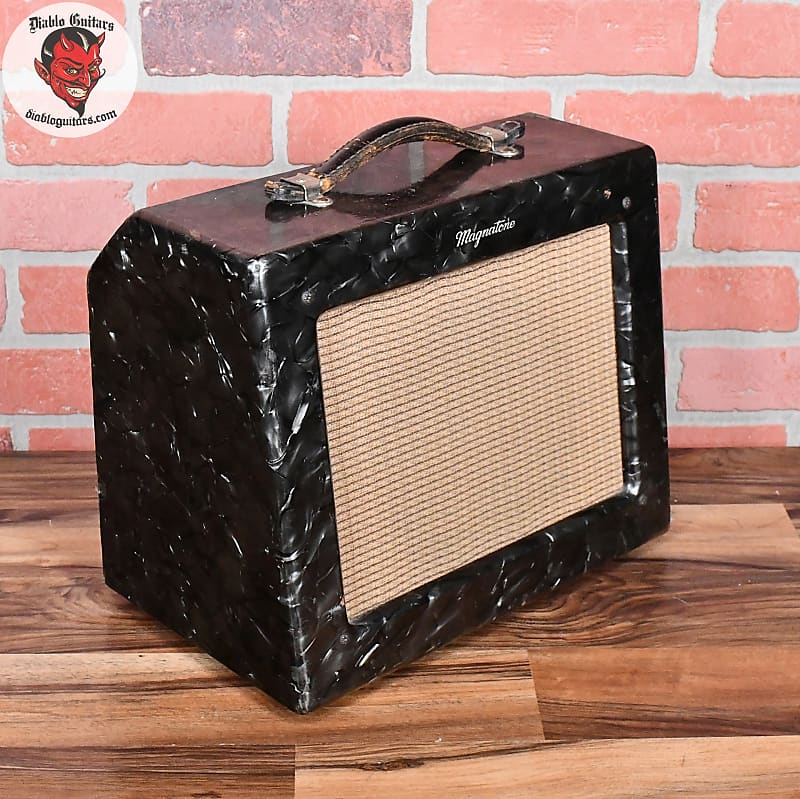 Magnatone Vintage 1954 Starlet Pearloid Box - Model 107 - 5 Watt 8" Amp