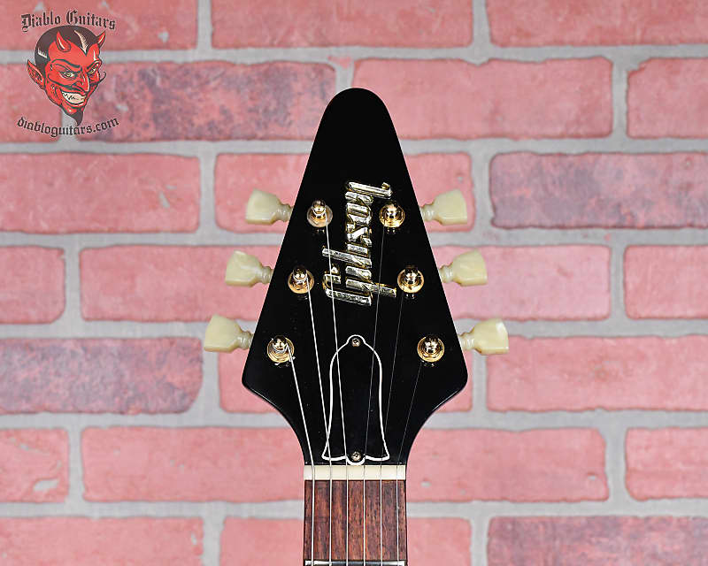 
                      
                        Gibson Heritage Series ‘58 Korina Flying V Ebony 1982 w/OHSC
                      
                    
