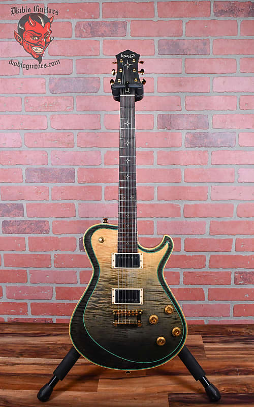 Knaggs Kenai Tier 2 #458 Curly Maple Top with Double Purfling Dusk/Onyx 2016 w/OHSC Built For and Owned by Dan Spitz