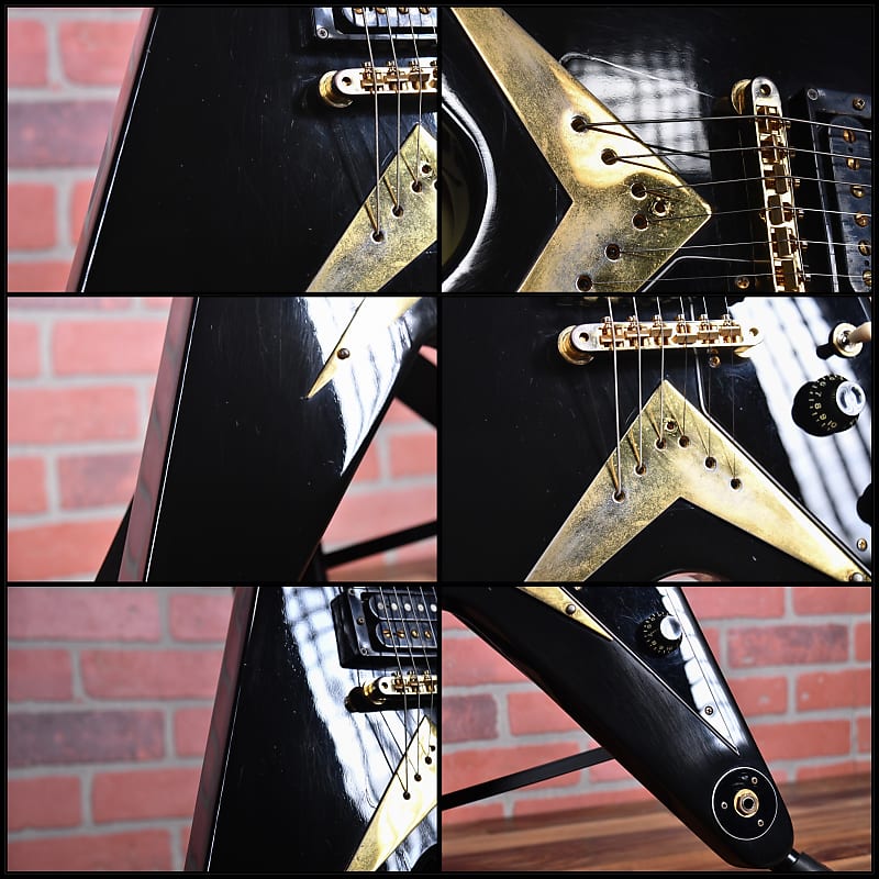
                      
                        Gibson Heritage Series ‘58 Korina Flying V Ebony 1982 w/OHSC
                      
                    