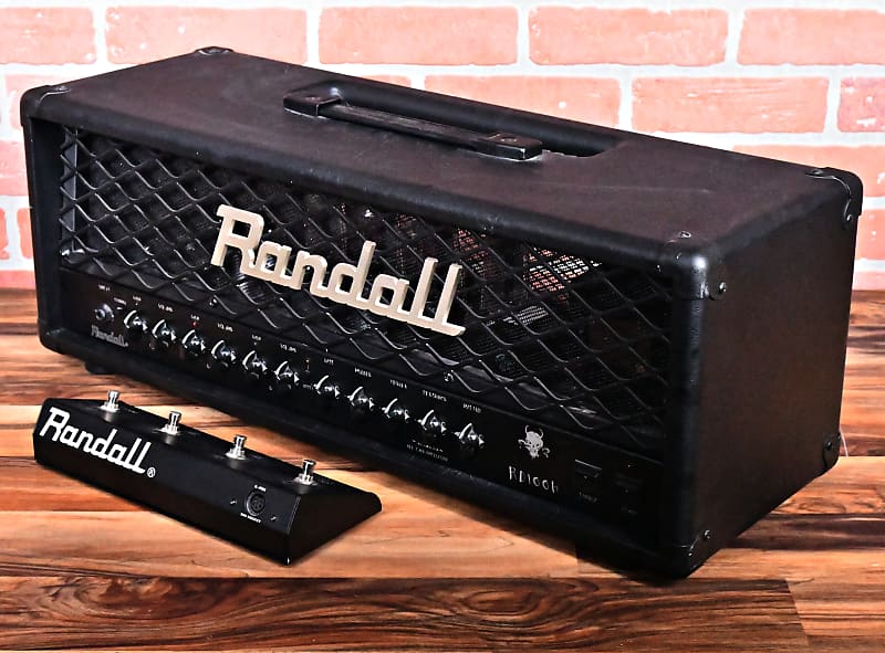 Randall RD100H Diavlo 100W 3 Channel All Tube Guitar Head 2017 - Black