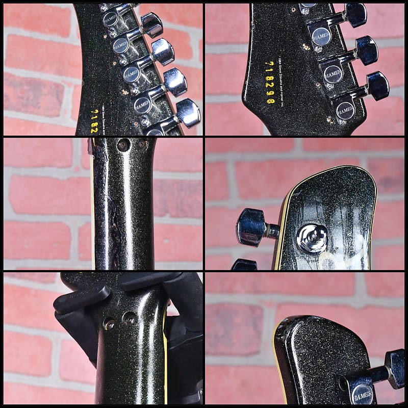 
                      
                        Hamer USA Steve Stevens Signature SS2 Custom Order Black Sparkle 1987 w/OHSC
                      
                    