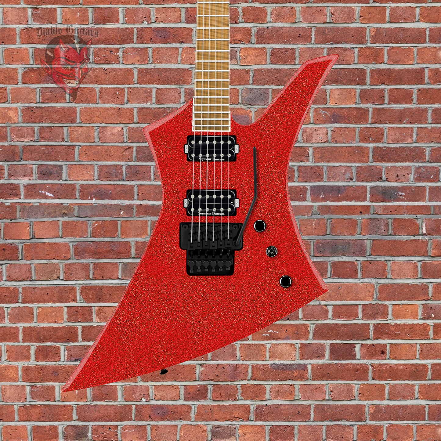 (Pre-Order) Jackson USA Custom Shop Kelly KE2 Reverse Headstock Stainless Steel Frets Red Sparkle 2025