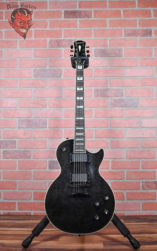 Epiphone Les Paul Custom Prophecy Midnight Ebony 2013 w/Hardshell Case