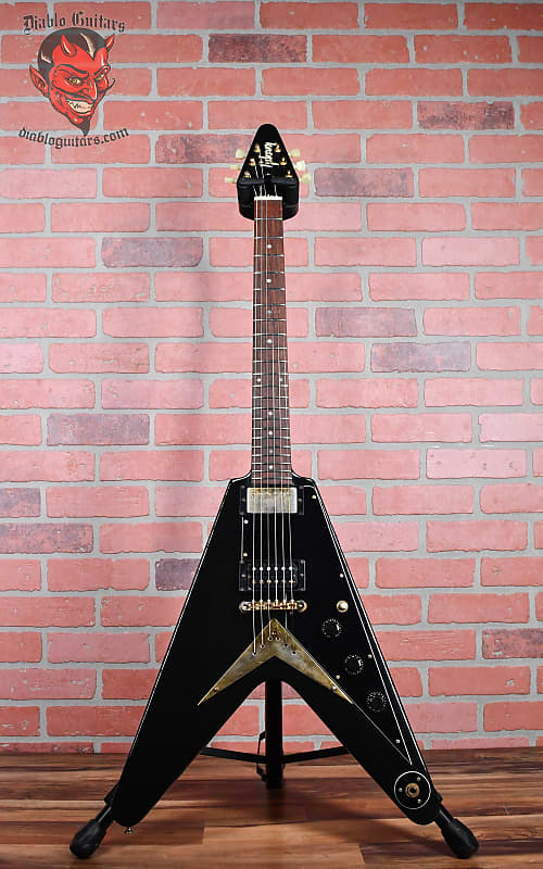 Gibson Heritage Series ‘58 Korina Flying V Ebony 1982 w/OHSC