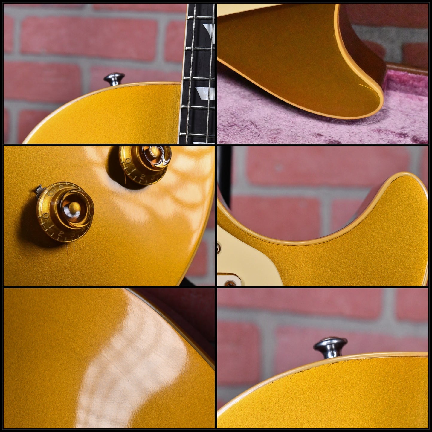 Gibson Custom Shop Historic '57 Les Paul Standard Reissue Gold Top Brazilian Rosewood VOS 2018 w/OHSC