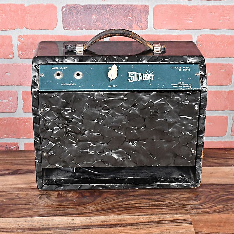 Magnatone Vintage 1954 Starlet Pearloid Box - Model 107 - 5 Watt 8" Amp