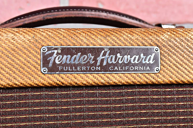 Fender Vintage 1958 Harvard Tweed 5F10 Circuit 1 x 10" 10 Watt Narrow Panel Amp RARE!