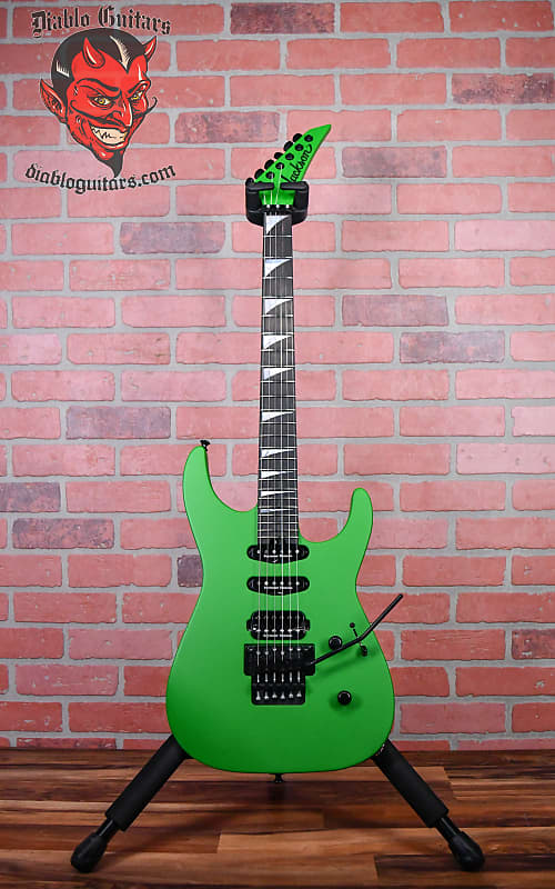 Jackson American Series Soloist SL3 Satin Slime Green 2022 w/Softshell Case