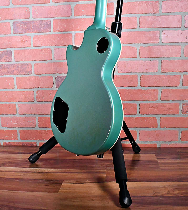 Gibson Les Paul Custom Pro 2011 Inverness Green Burstbucker PAF 4 Push-Pull Pots OHSC (video demo)