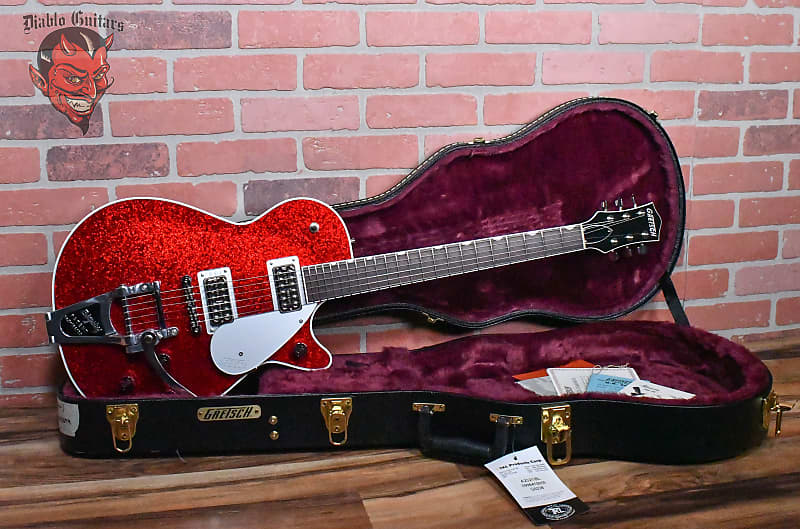 Gretsch G6129T Players Edition Jet FT with Bigsby Red Sparkle 2023 w/OHSC